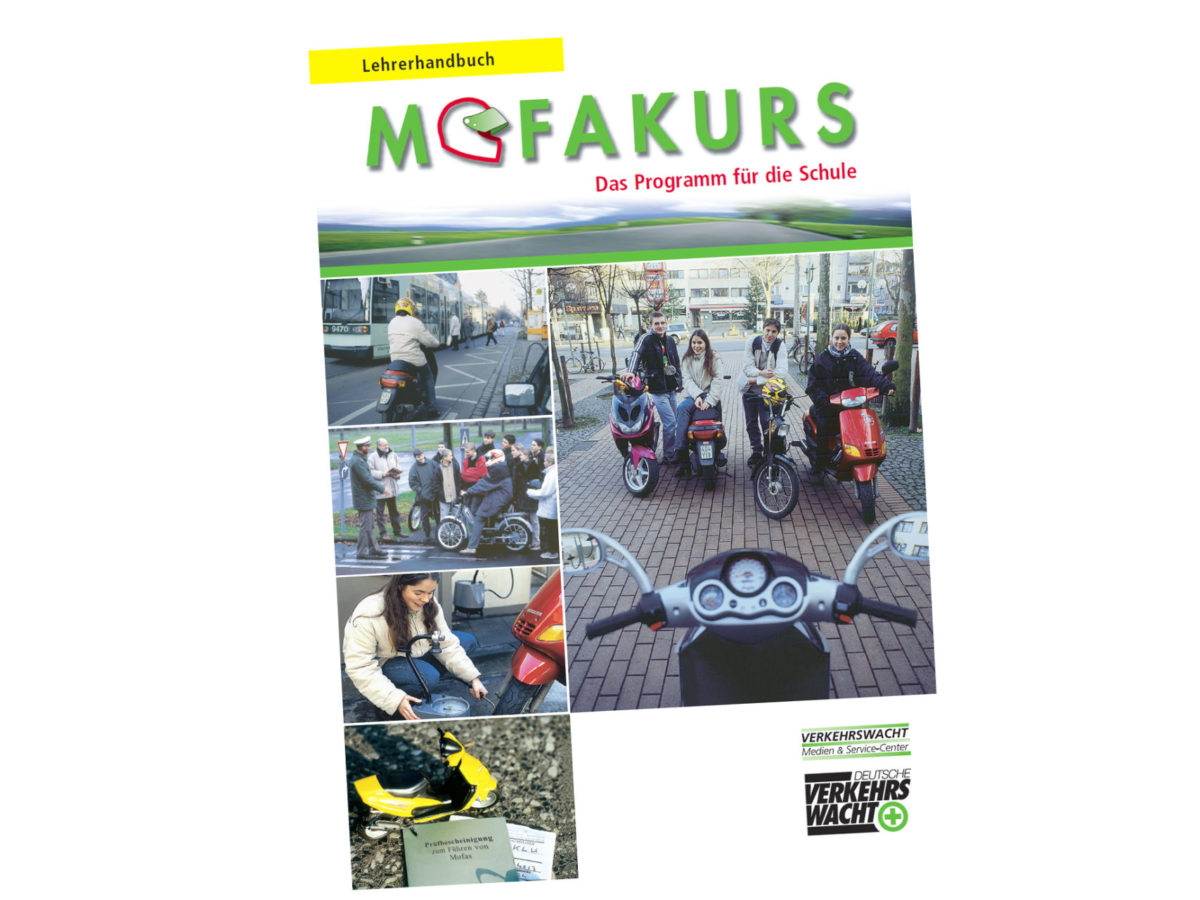 Mofakurslehrerhandbuch Mofa Ag Verkehrserziehung Mobilitaetsbildung Sekundarstufe